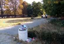 Младежи от Асеновград и Пловдив изчистиха градинките край ЖП гарата