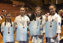 2 златни и 2 бронзови медала за каратеките от клуб Оками дожо на Държавното първенство за деца