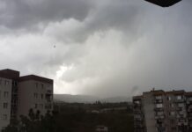 Буря се разрази за кратко в Асеновград