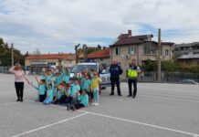 Първокласници от ОУ „Ангел Кънчев“ учиха за пътната безопасност