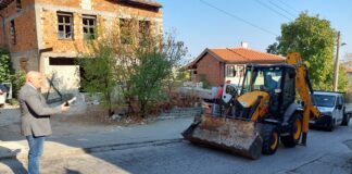 Стартира ремонт на ул. „Свети Кирик“ в кв. „Горни Воден“