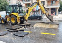 ВиК авария на ул. „Цар Иван Асен II” в Асеновград