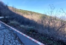 Предстои допълнително обезопасяване и поставяне на пътна сигнализация при новообразувалото се свлачище над Асенова крепост