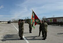 Смяна на командира на IV артилерийски полк