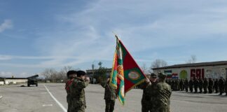 Смяна на командира на IV артилерийски полк