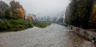 След валежите река Чая вдига нивото си Река Чая