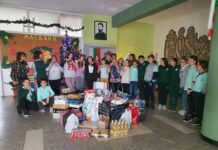 Ученици от ОУ“Ангел Кънчев“ в подкрепа на децата от комплекса за социални услуги „Гергана“ в с.Нареченски бани