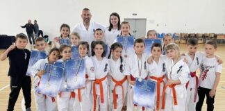 13 медала за СК „Оками Дожо“ от ДП за деца до 8 г. и до 10 г.