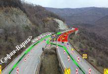 В понеделник започва ремонт на платното за Варна на виадукта при 35-ти км на АМ “Хемус”