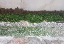 Градушка удари село Тополово