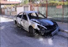 Лек автомобил изгоря на ул. „Оборище“