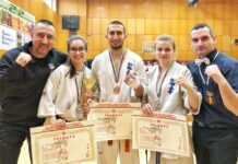 СК „Хамон“стартира успешно годината с 2 сребърни и един бронзов медал от Националното първенство по карате в Севлиево