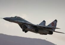 Облитане на самолети МиГ-29 и F-16 в 3-та авиобаза в Граф Игнатиево