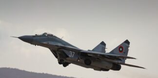 Облитане на самолети МиГ-29 и F-16 в 3-та авиобаза в Граф Игнатиево