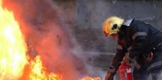 Пожар край село Искра