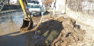 Нарушено водоподаване в района зад гарата