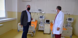 Кметът на Асеновград д-р Грудев направи оглед на новото отделение за COVID-19