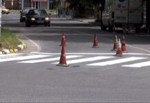 Опресняват пешеходните пътеки в Асеновград