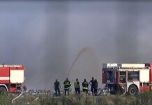 Близо 6 часа пожарни екипи гасиха Депото за отпадъци край Асеновград
