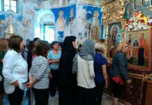 Учители по вероучение на конференция в Горноводенския манастир