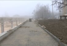 Пешеходната алея в кв. „Запад“ е почти готова