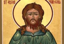 На 17 март християнската църква почита паметта на св. преподобни Алексий, човек Божи