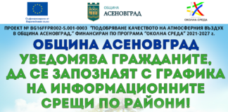 Разяснителни срещи по проекта за подмяна на отоплителните уреди в Асеновград