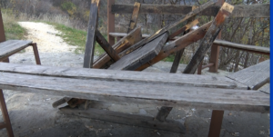 Беседка при Асенова крепост, вандалски прояви