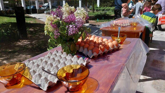 боядисване на яйца