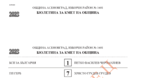 Как ще изглеждат бюлетините за изборите на 29-ти октомври