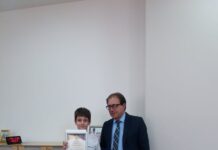 Плакет Асеновград получи петокласникът Димитър Самаров