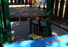 Детската площадка в Градския парк все още стои необезопасена