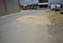 Дупката на ул. „Хан Кардам“ претърпя незабавен ремонт, вече е запълнена и ще се асфалтира