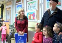 Изложба, посветена на Рождество Христово представи Детско студио „Пъстроцвет”