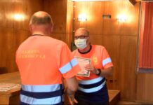 Доброволците от отряд „Асеневци“с грамоти за участие при гасенето на пожарите в Югово и Нареченски бани