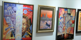 Коледна изложба живопис