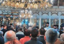 В момента в Рибната църква в Асеновград