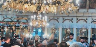 В момента в Рибната църква в Асеновград