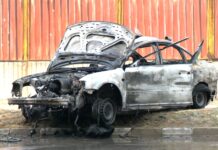 Лек автомобил изгоря в движение в Асеновград, шофьорът е невредим
