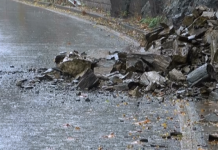 Свлачище затвори за кратко пътя Асеновград – Смолян