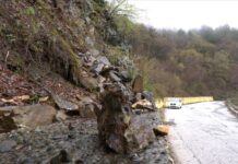 След обилния дъжд, се следи за срутища по пътя за Асенова крепост