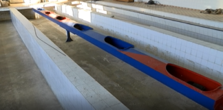 Ремонтират закритата зала по гребане в Асеновград