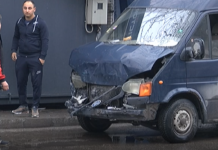 Верижна катастрофа тази сутрин на моста на пазара в Асеновград