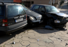 Млада жена блъсна 9 паркирани автомобила в Асеновград