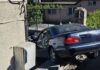 Лек автомобил се вряза в двор на къща в Долни Воден, има пострадали