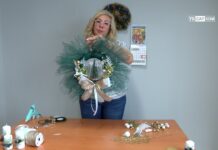 Изработка на коледен венец 22.12.2023