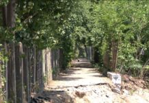 Осигурен е пешеходния достъп до кв.“Запад“, а на строителя е съставен акт