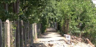 Осигурен е пешеходния достъп до кв.“Запад“, а на строителя е съставен акт