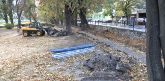 Тече ремонт на „Малката алея“, паркът на ул. „Цар Освободител“ е почти готов