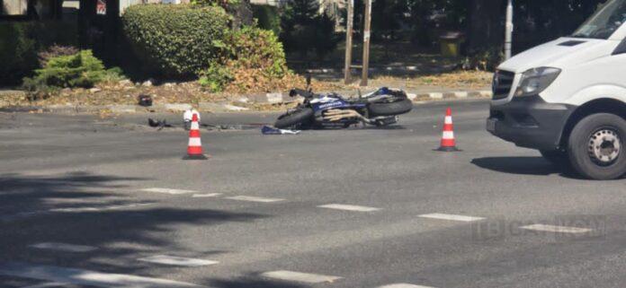 Пътен инцидент с моторист